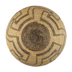 Tohono O'odham Basket with Whirling Logs Pictorials c. 1890s, 5.5" x 17"