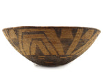Pima Basket with Squash Blossom Pictorial c. 1900, 6.75" x 15.75"