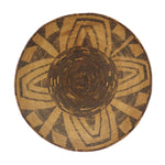 Pima Basket with Squash Blossom Pictorial c. 1900, 6.75" x 15.75"
