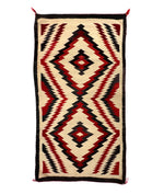 Navajo Ganado Rug c. 1930s 62.5" x 34.5"