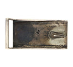 Bernard Dawahoya (1937-2010) - Hopi - Silver Overlay Belt Buckle with Bear Claw Design c. 1980s, 1.125" x 2.125"
