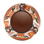 Theresa Garcia-Salvador (b. 1964) - Acoma Polychrome Olla with Bird and Flower Pictorials c. 1990s, 8" x 8.75"