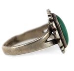 Bell Trading Post - Navajo - Turquoise and Sterling Silver Ring c. 1950s, size 5.25