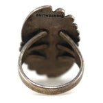 Navajo - Turquoise and Sterling Silver Ring c. 1950s, size 6.75