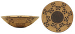 Pima Basket with Checkered Design c. 1890s, 5.5" x 19"