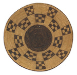 Pima Basket with Checkered Design c. 1890s, 5.5" x 19"