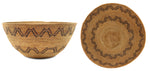 Yokuts Basket with Zig-Zag Design c. 1890s, 8.25" x 17.75"
