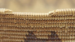 Yokuts Basket with Zig-Zag Design c. 1890s, 8.25" x 17.75"