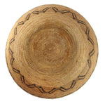 Yokuts Basket with Zig-Zag Design c. 1890s, 8.25" x 17.75"