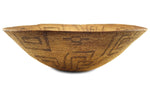 Pima Basket with Whirling Logs Design c. 1890s, 6.75" x 21.25"