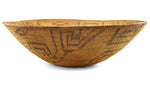 Pima Basket with Whirling Logs Design c. 1890s, 6.75" x 21.25"