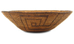 Pima Basket with Geometric Design c. 1890s, c. 1890s, 4.75" x 17.25"