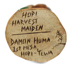 Damon Huma - Hopi Contemporary Harvest Maiden Kachina, 7.25" x 2.25" x 2"