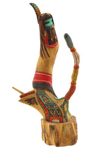 Hopi Contemporary Long Hair Kachina, 11.5" x 3.5" x 6.5"