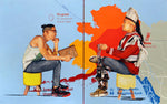 DC Allen - Split Self, Bridge Between Two Worlds (Diptych)