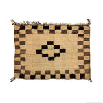 Navajo Single Saddle Blanket c. 1900s, 28.5" x 39.5" (T6485)