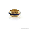 SOLD Charles Loloma - Hopi 14K Gold Ring with Coral, Lapis and Turquoise