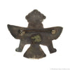 Zuni - Multi-Stone Inlay and Silver Knifewing God Pin c. 1930s, 2.5" x 2.75" (J15906-034)