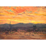 Lavaun B. Curtis (1905-1990) - Desert Sunset