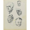 R. Brownell McGrew (1916-1994) - Group of Portraits including Joan Crawford and Babe Ruth  (PDC90536-1220-064) (A Donation Goes to Adopt-A-Native-Elder Program with Purchase)