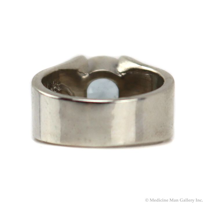 Sam Patania - "Grand Super Nova" Sky Blue Topaz and Sterling Silver Ring, size 6 (J15965-022)