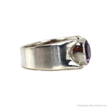 Sam Patania - "Grand Super Nova" Amethyst and Sterling Silver Ring, size 6 (J15965-013)