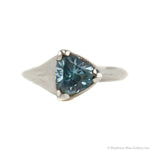 Sam Patania - "Brilliant Trillion" Sky Blue Topaz and Sterling Silver Ring, size 6.25 (J15965-008)