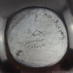Jennifer Tafoya (b. 1977) - "Bear-dog Amphicyon" Santa Clara Contemporary Polychrome Sgraffito Seed Jar with Bear Pictorials, 2" x 4" (P3776)