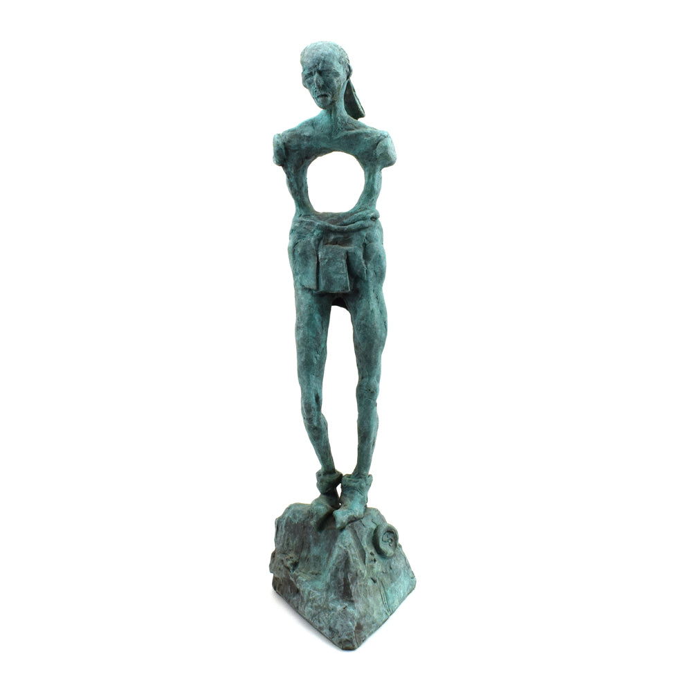 SOLD Lawrence Lee - Blue Shaman Figurine