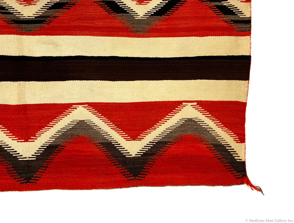Navajo Chief's Blanket c. 1890s, 38" x 74.5" (T91963-0723-A-001)