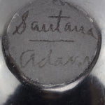 Santana Martinez (1909-2002) and Adam Martinez (1903-2000) - San Ildefonso Black Vase with Avanyu Design c. 1960s, 5" x 5" (P91924-0623-002)