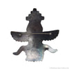 Zuni - Multi-Stone Inlay and Silver Knifewing God Pin c. 1930s, 2.875" x 2.625" (J15906-031)