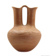 Dora Tse-Pe (b. 1939-2022) - San Ildefonso Micaceous Wedding Vase with Avanyu Design and Turquoise Inclusion c. 1982, 11" x 8" (P3751)