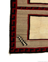 Navajo Double Saddle Blanket c. 1910-20s, 51.5" x 37" (T6554)