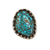 Navajo - Number 8 Turquoise and Silver Ring c. 1950s, Size 3 (J15987-005)