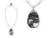 Sam Patania - "Back When" Number 8 Turquoise, 18K Gold, and Sterling Silver Necklace, 20" length (J91699-1123-010)
