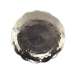 Navajo - Silver Dish with Stamped Design c. 1940-60s, 3.25" diameter (J16071)
