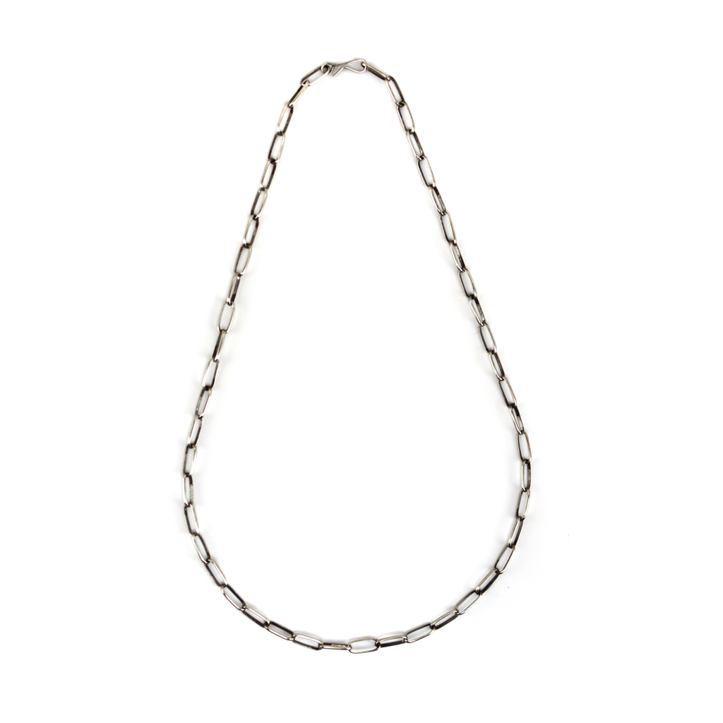 Navajo - Contemporary Silver Link Chain, 18" length (J16094)