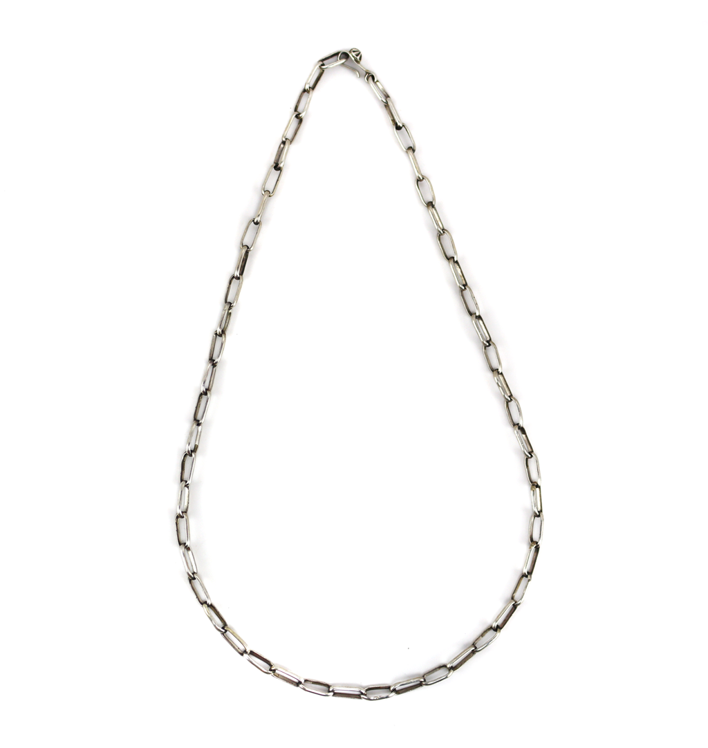 Navajo - Contemporary Silver Link Chain, 19" length (J16096)