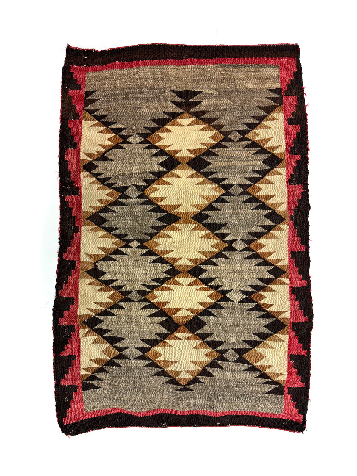 Navajo Red Mesa Rug c. 1915, 51.25" x 33" (T90537-1123-007)