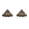 Navajo - Sterling Silver Post Earrings c. 1960-80s, 0.875" x 1.125" (J16129-015)