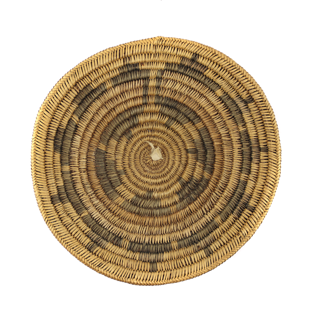 Navajo Polychrome Wedding Basket c. 1900s, 2.5" x 14" (SK3513)