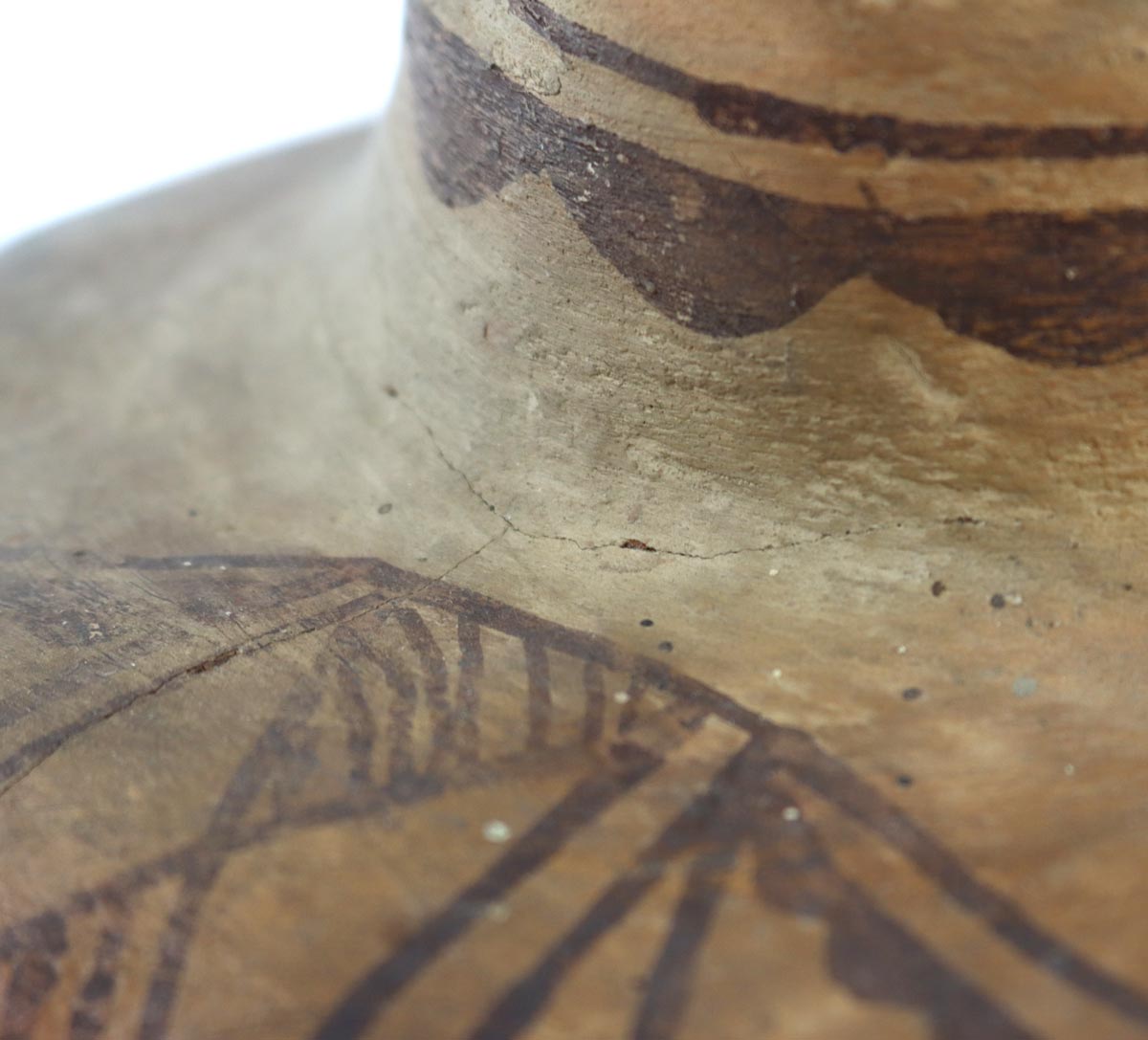 Polacca/Hopi Polychrome Vase c. 1880s, 6.75" x 10" (P3804-002)