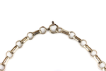 Hopi Guild - Silver Overlay Necklace c. 1950-60s, 22" length (J16059)