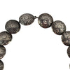 Navajo - Stamped Silver Button Necklace c. 1960s, 17" length (J16129-018)