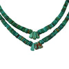 Navajo - 2 Strand Turquoise Heishi-Style Necklace c. 1960s, 19" length (J16064-031)