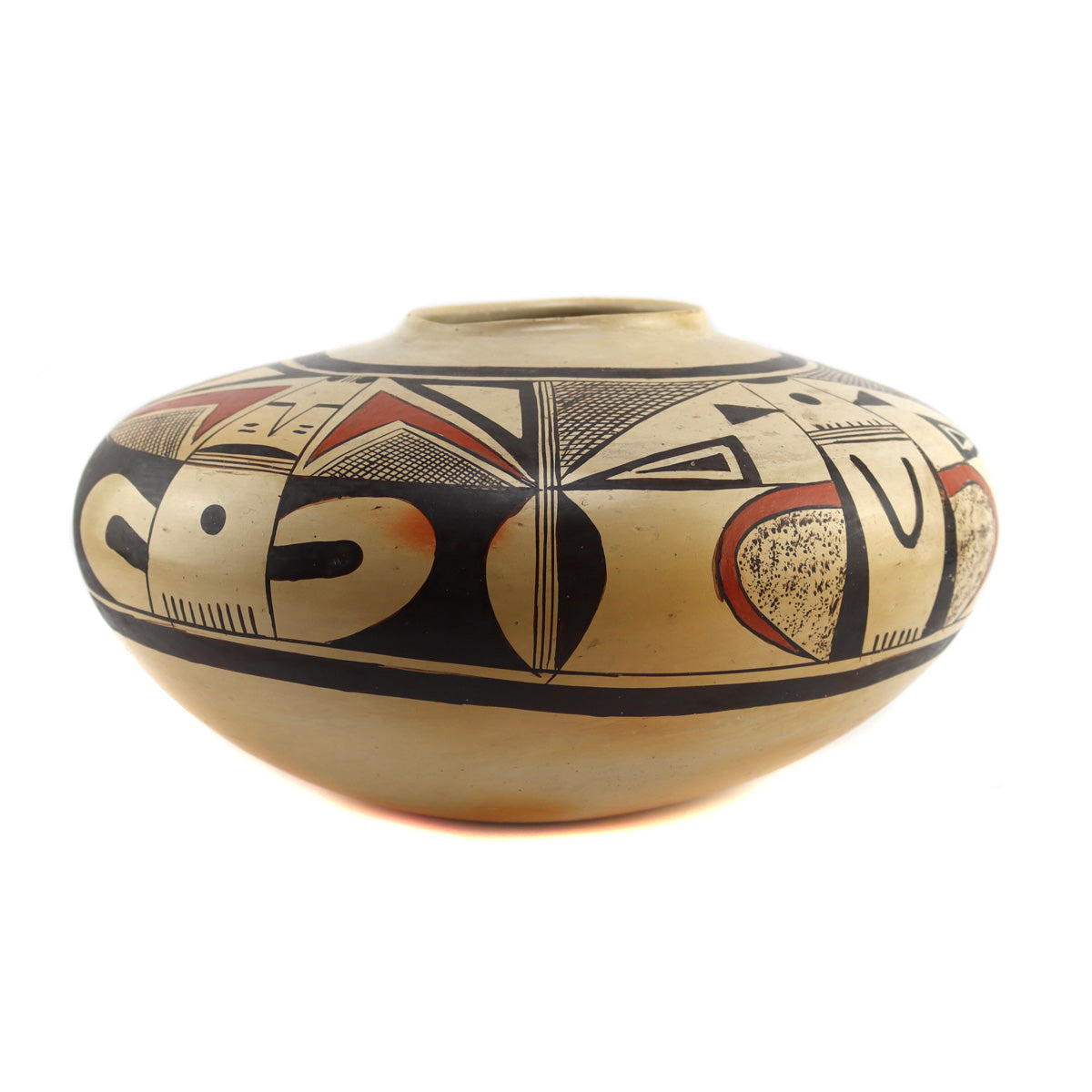 Rachel Namingha Nampeyo (1903-1985) - Hopi Polychrome Jar c. 1960s, 8" x 13" (P3670)