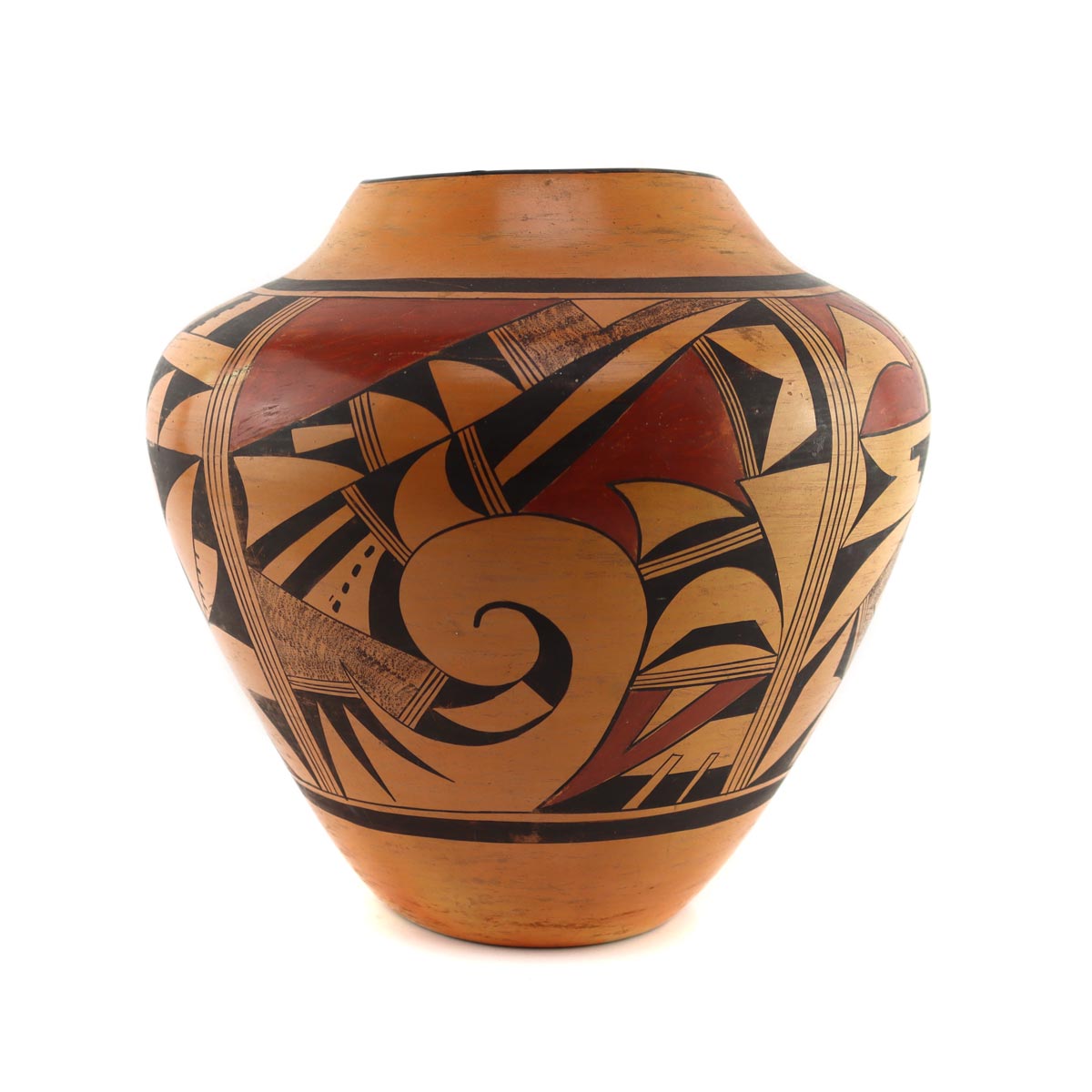 Paqua Naha "Frog Woman" (1890-1955) - Hopi Polychrome Jar c. 1950s, 11.5" x 11.5" (P3804-001)