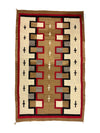 Navajo Crystal Rug with Cross Design c. 1910-20s, 77" x 51" (T92253-1123-005)