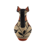 Santo Domingo (Kewa) Polychrome Wedding Vase c. 1900-20s, 5.5" x 4" x 3"